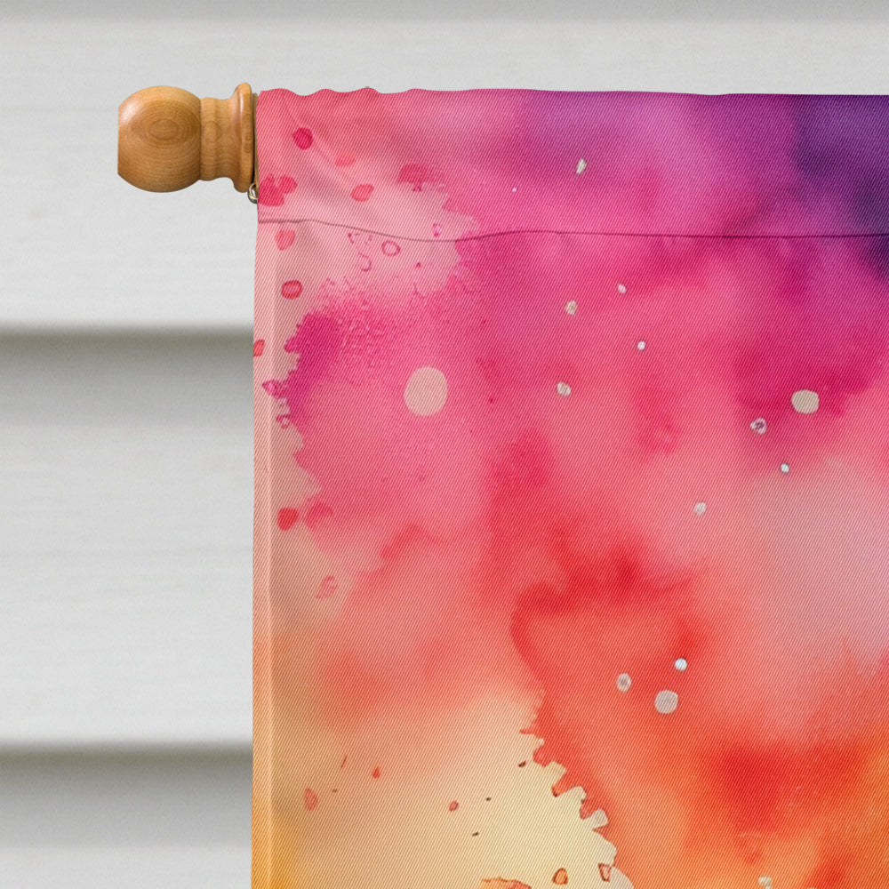 Scabiosa in Color House Flag