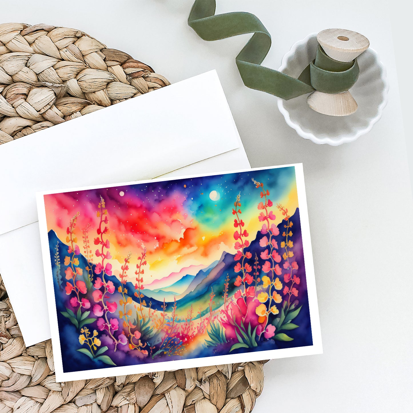 Snapdragon in Color Greeting Cards Pack of 8
