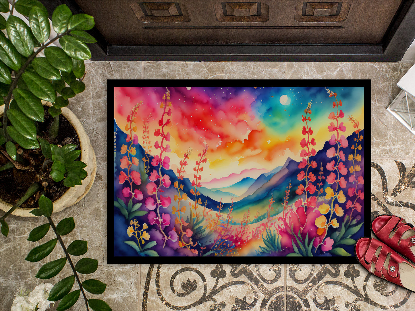 Snapdragon in Color Doormat