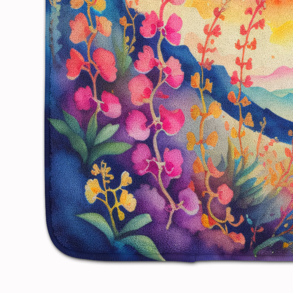 Snapdragon in Color Memory Foam Kitchen Mat