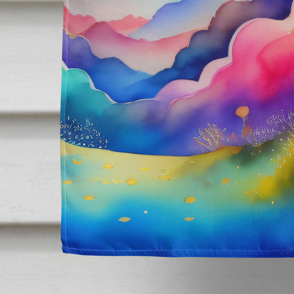 Stock, or Gillyflower in Color House Flag