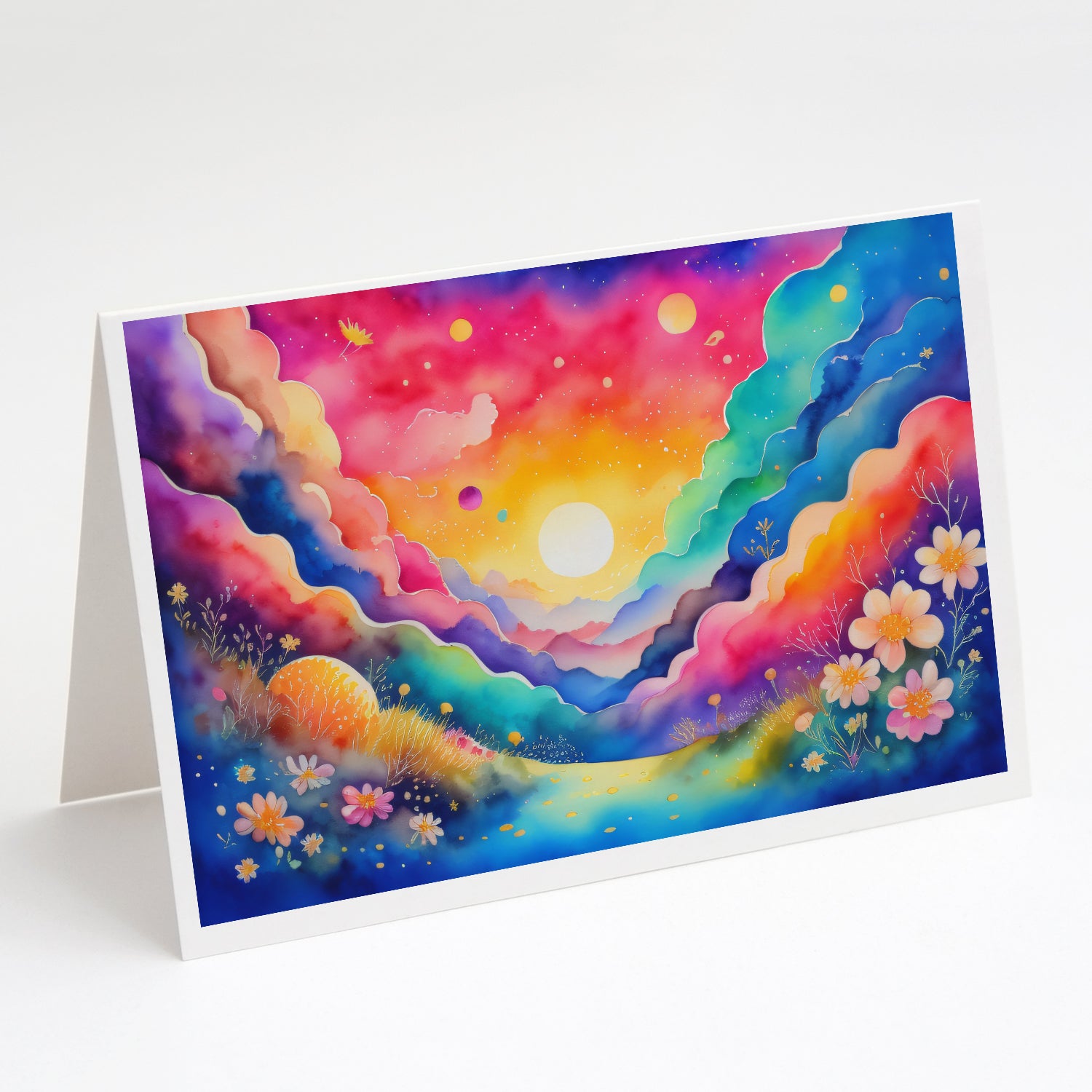 Buy this Stock, or Gillyflower in Color Greeting Cards Pack of 8