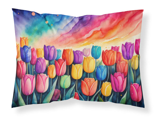 Buy this Tulips in Color Standard Pillowcase