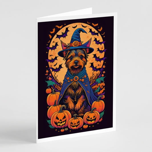 Buy this Australian Terrier Witchy Halloween Greeting Cards Pack of 8