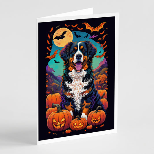 Buy this Bernese Mountain Dog Witchy Halloween Greeting Cards Pack of 8