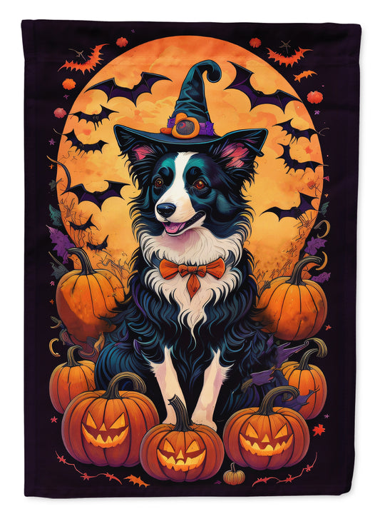 Buy this Border Collie Witchy Halloween Garden Flag