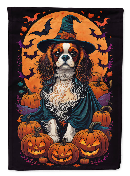 Buy this Cavalier Spaniel Witchy Halloween Garden Flag