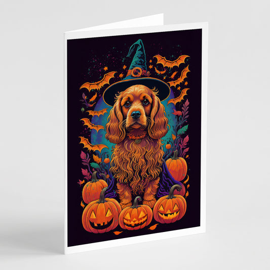 Buy this Cocker Spaniel Witchy Halloween Greeting Cards Pack of 8