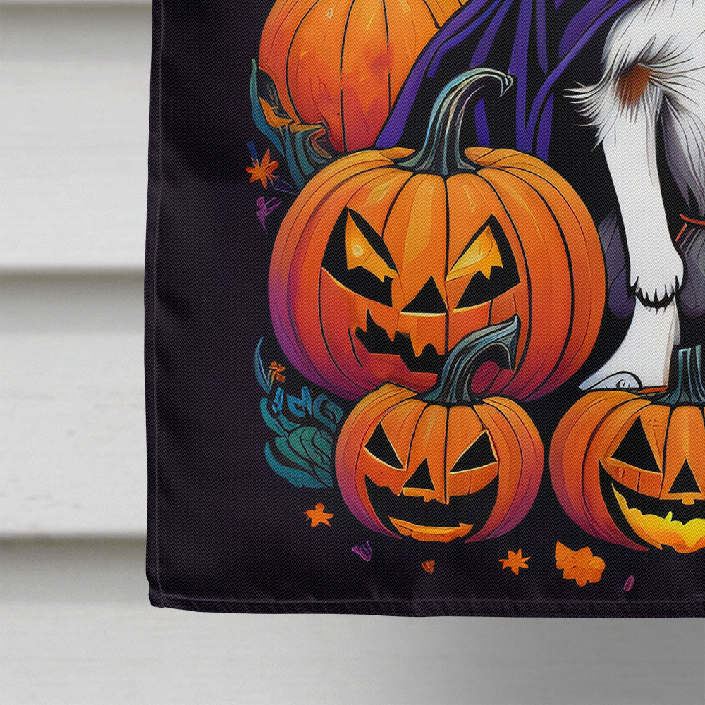 Jack Russell Terrier Witchy Halloween House Flag