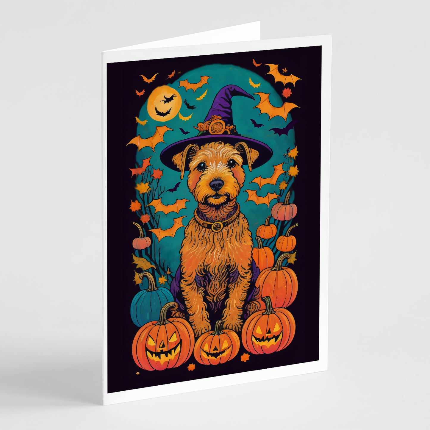 Buy this Lakeland Terrier Witchy Halloween Greeting Cards Pack of 8