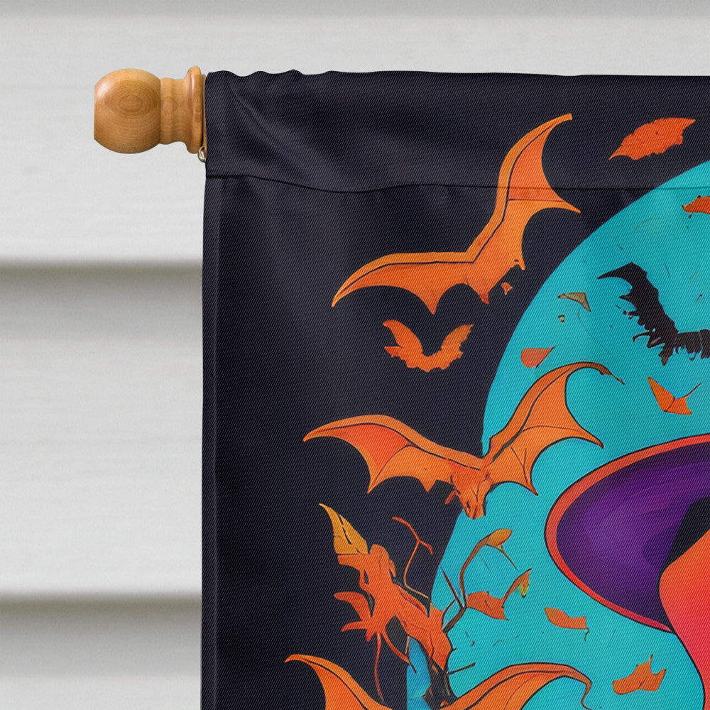 Vizsla Witchy Halloween House Flag