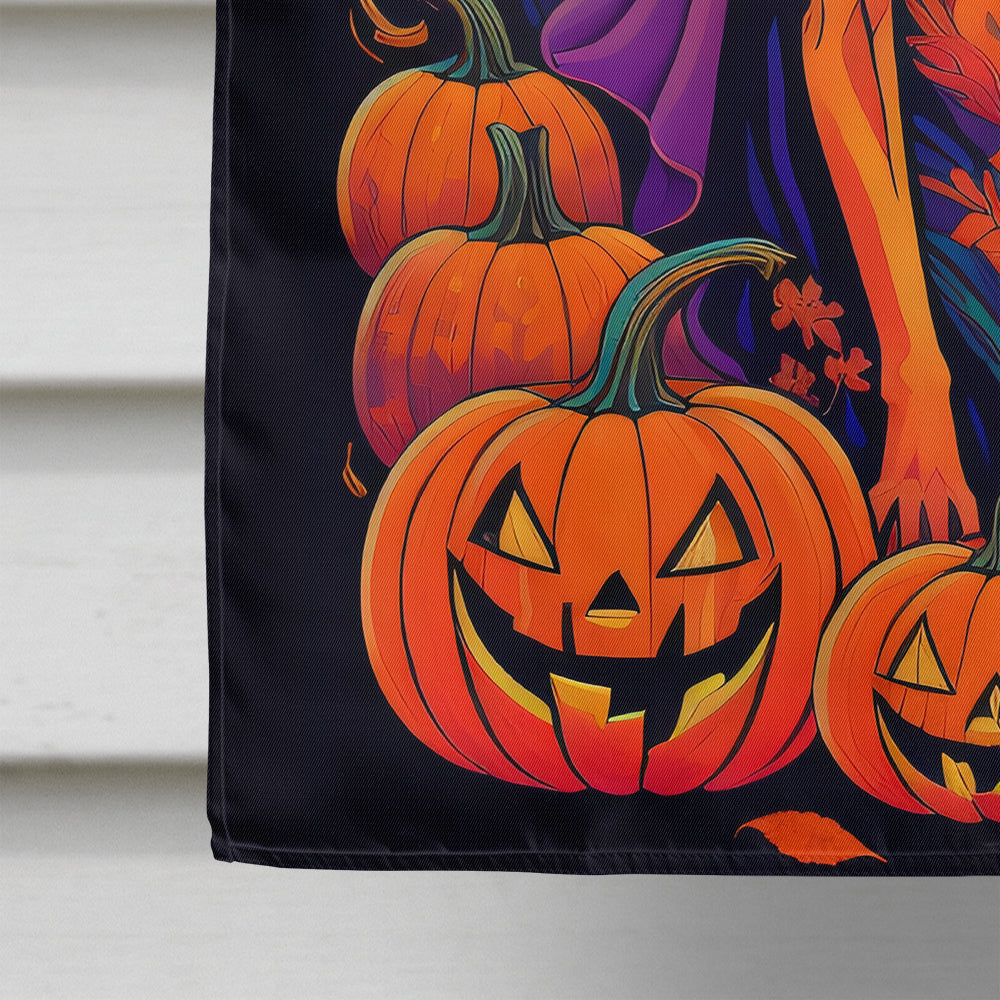 Vizsla Witchy Halloween House Flag