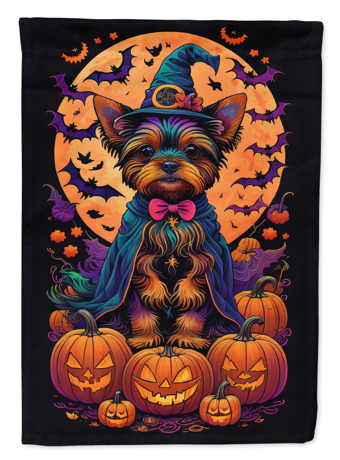 Buy this Yorkie Witchy Halloween Garden Flag