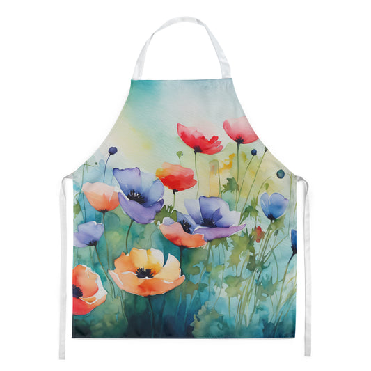 Buy this Anemones in Watercolor Apron