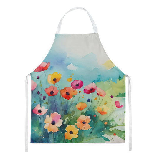 Buy this Anemones in Watercolor Apron