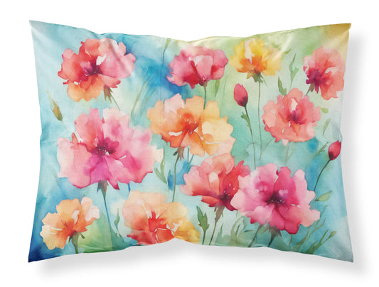 Buy this Carnations in Watercolor Standard Pillowcase