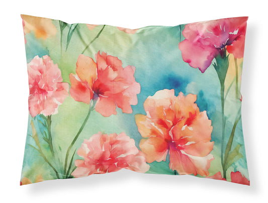 Buy this Carnations in Watercolor Standard Pillowcase