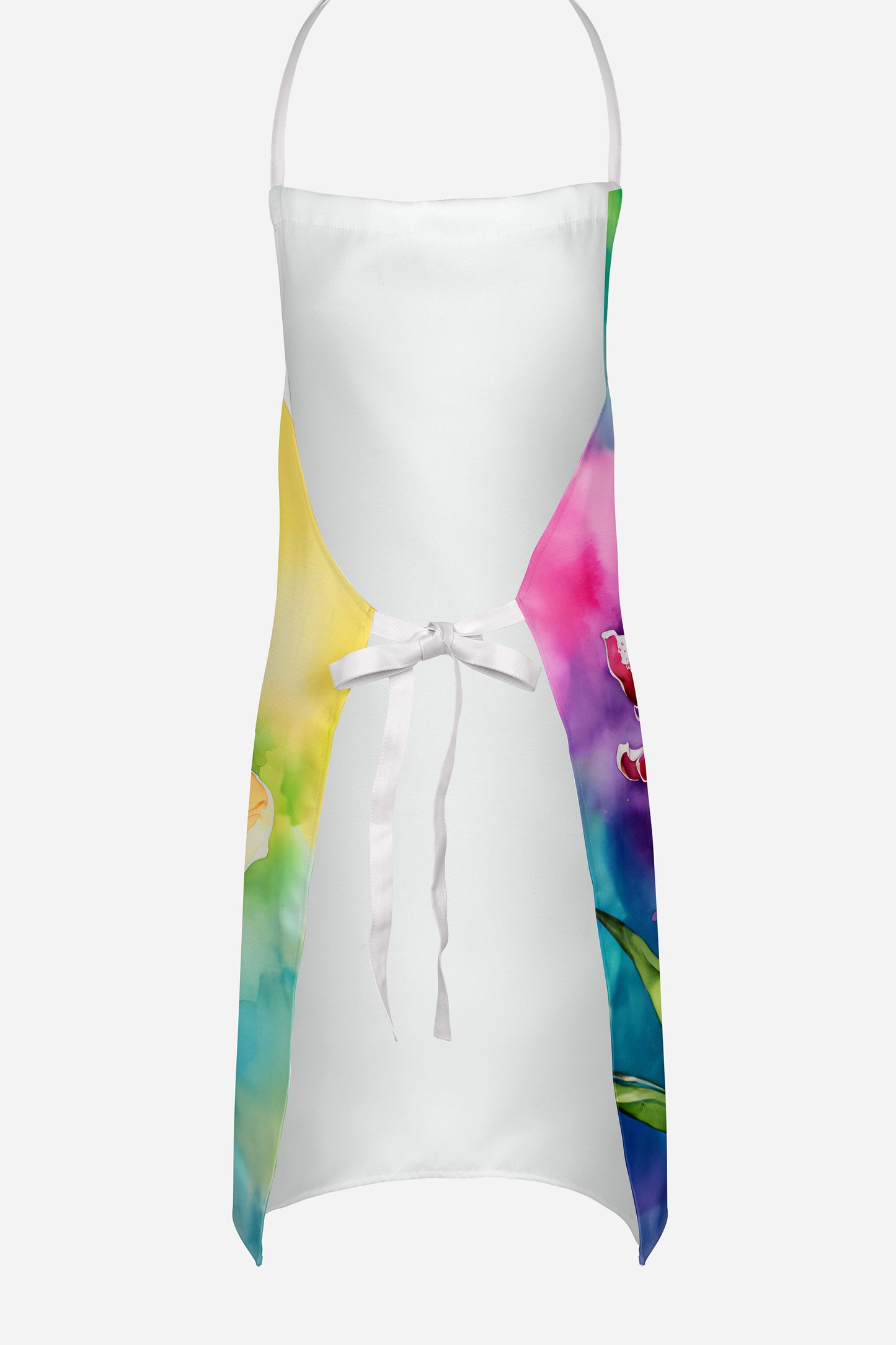 Orchids in Watercolor Apron