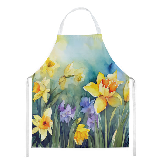 Buy this Daffodils in Watercolor Apron