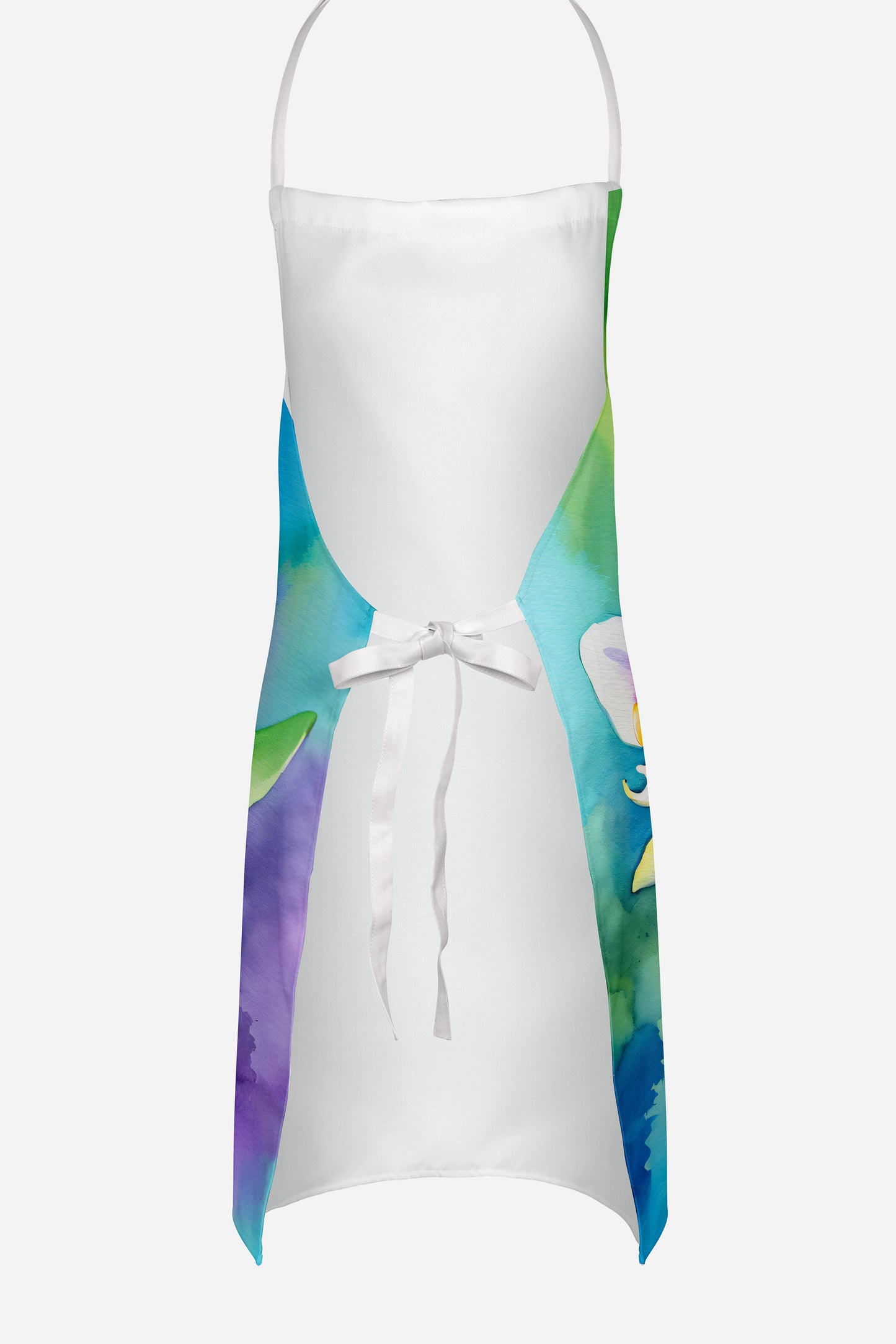 Orchids in Watercolor Apron