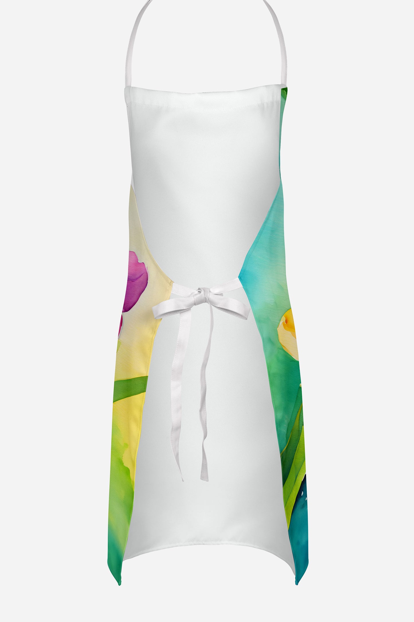 Orchids in Watercolor Apron