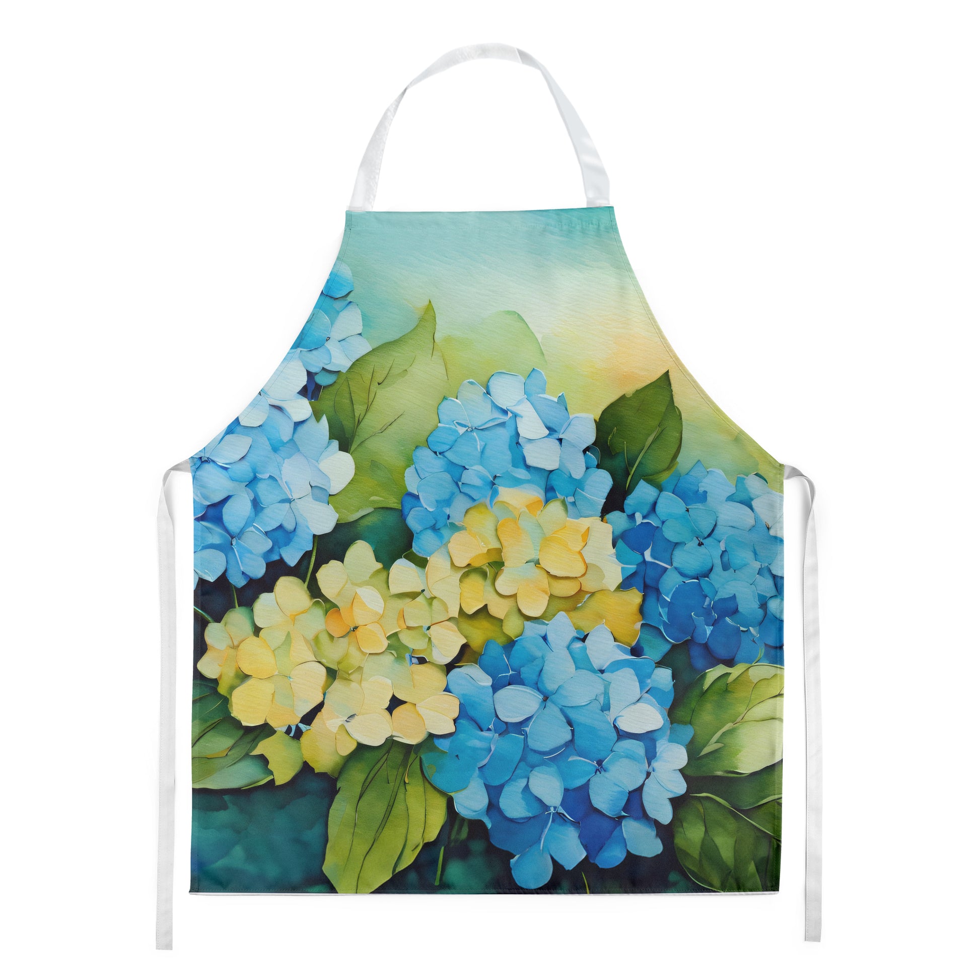 Buy this Hydrangeas in Watercolor Apron