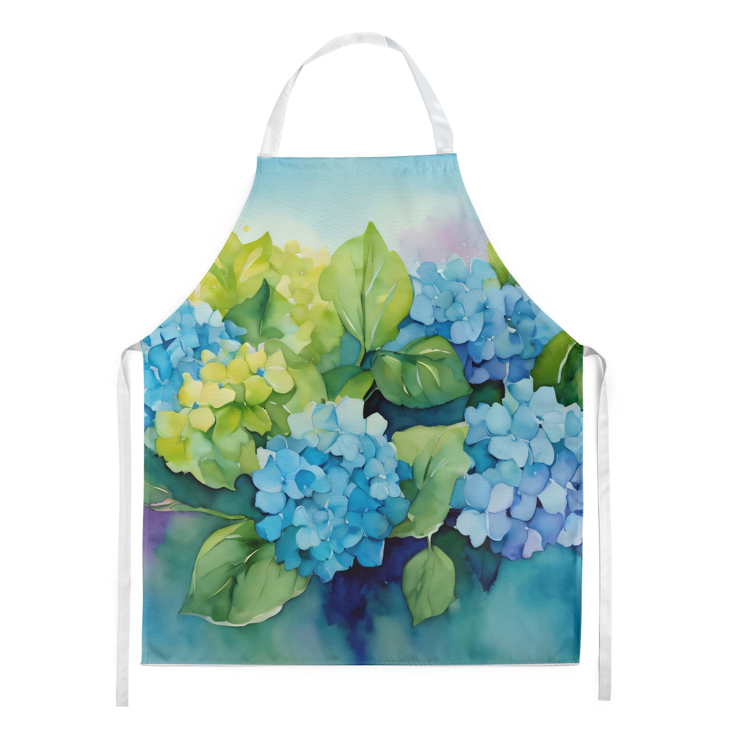 Buy this Hydrangeas in Watercolor Apron