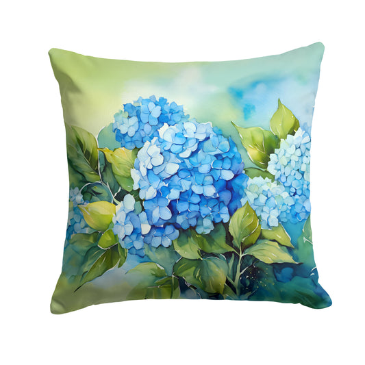 Buy this Hydrangeas in Watercolor Throw Pillow