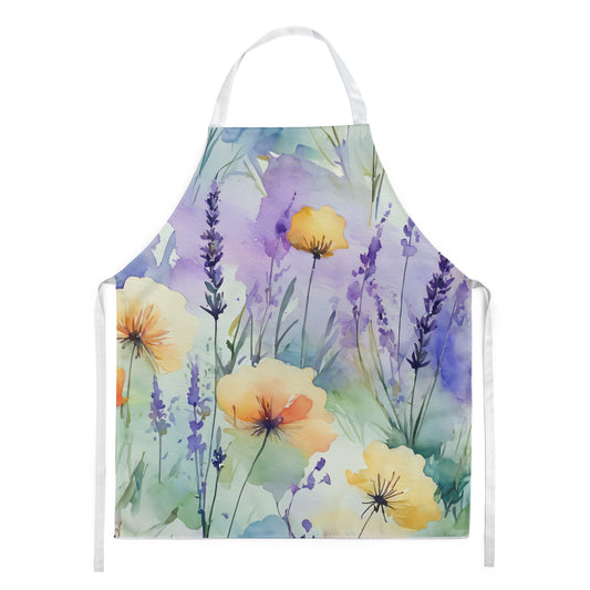 Buy this Lavender in Watercolor Apron