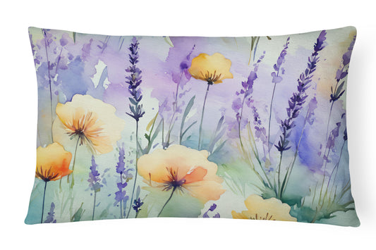 Buy this Lavender in Watercolor Throw Pillow