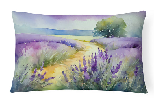 Buy this Lavender in Watercolor Throw Pillow