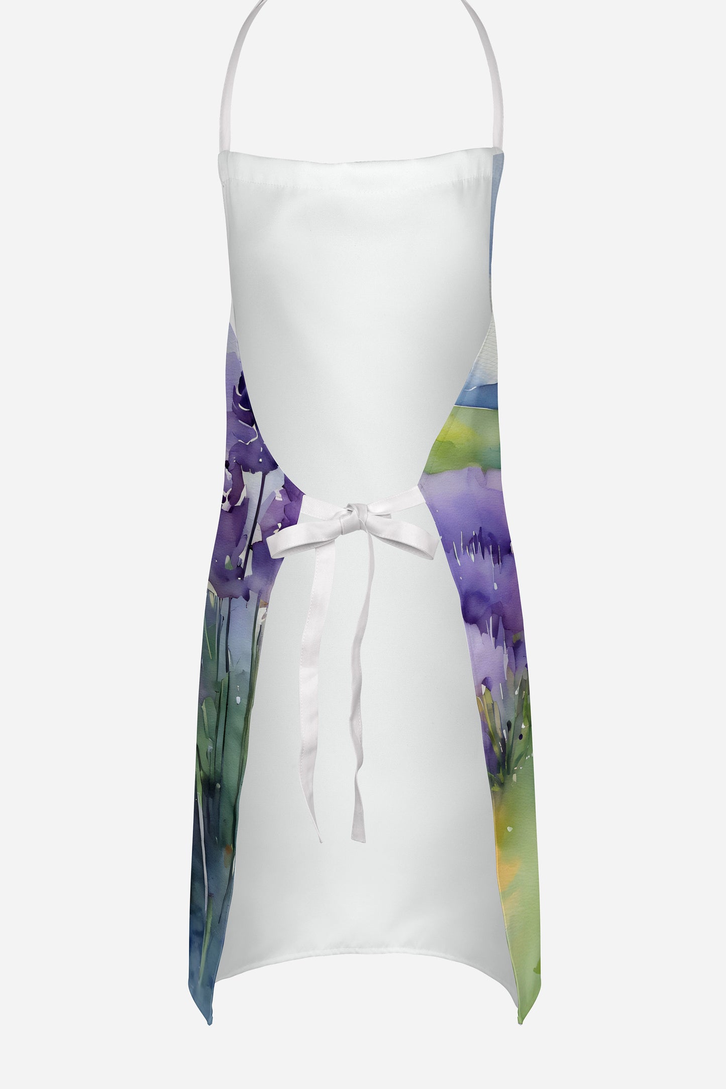 Lavender in Watercolor Apron