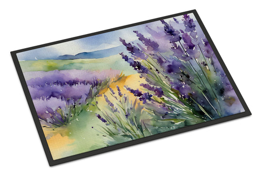 Buy this Lavender in Watercolor Doormat