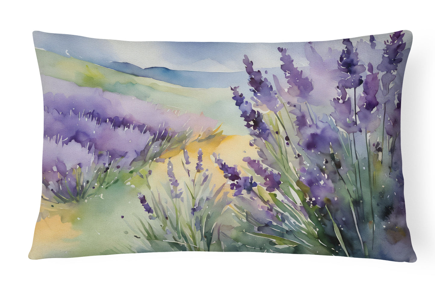 Buy this Lavender in Watercolor Throw Pillow