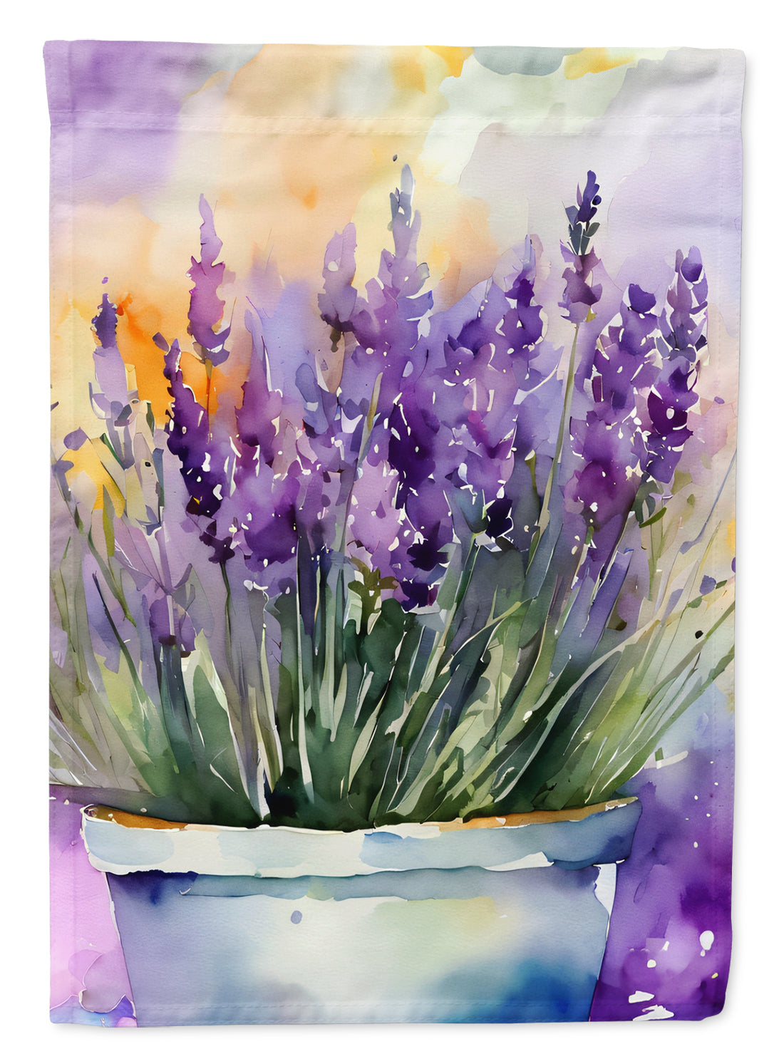 Buy this Lavender in Watercolor Garden Flag