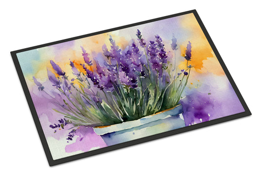 Buy this Lavender in Watercolor Doormat