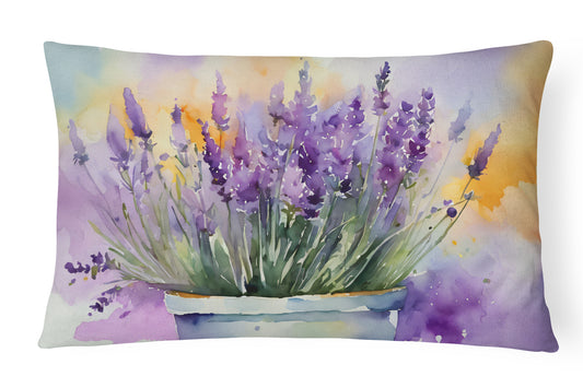 Buy this Lavender in Watercolor Throw Pillow