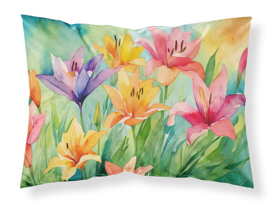 Buy this Lilies in Watercolor Standard Pillowcase