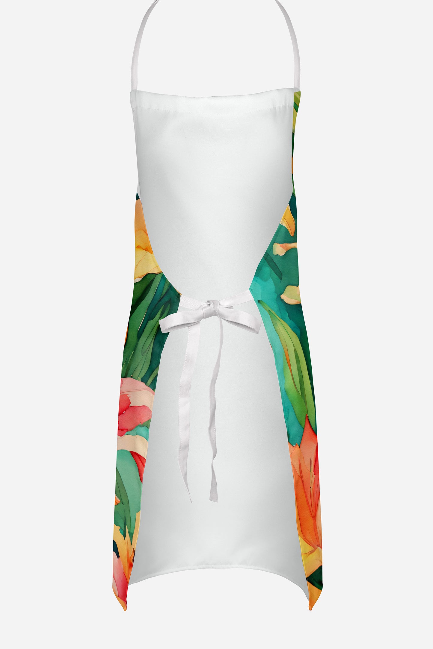 Lilies in Watercolor Apron