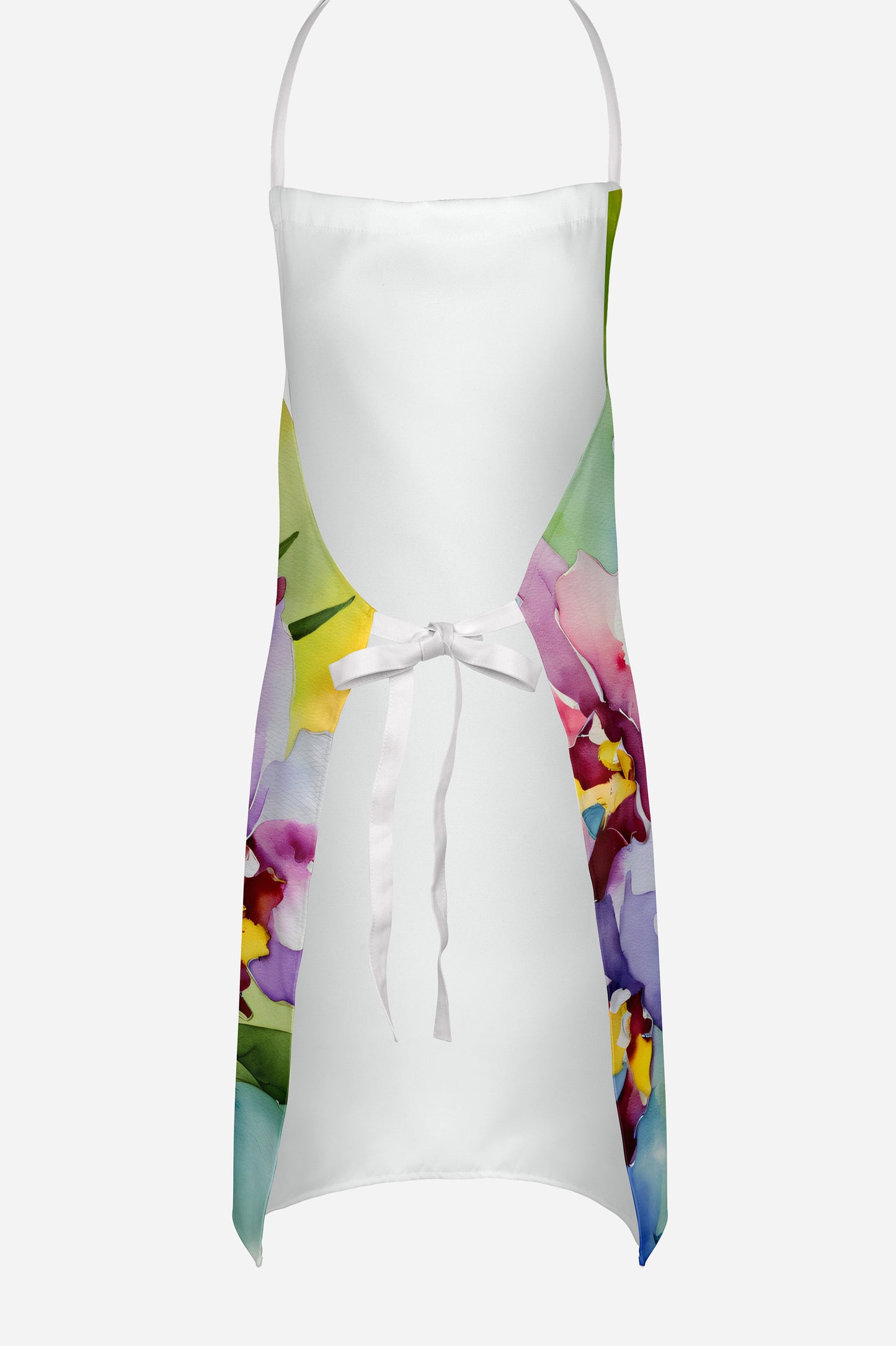 Orchids in Watercolor Apron