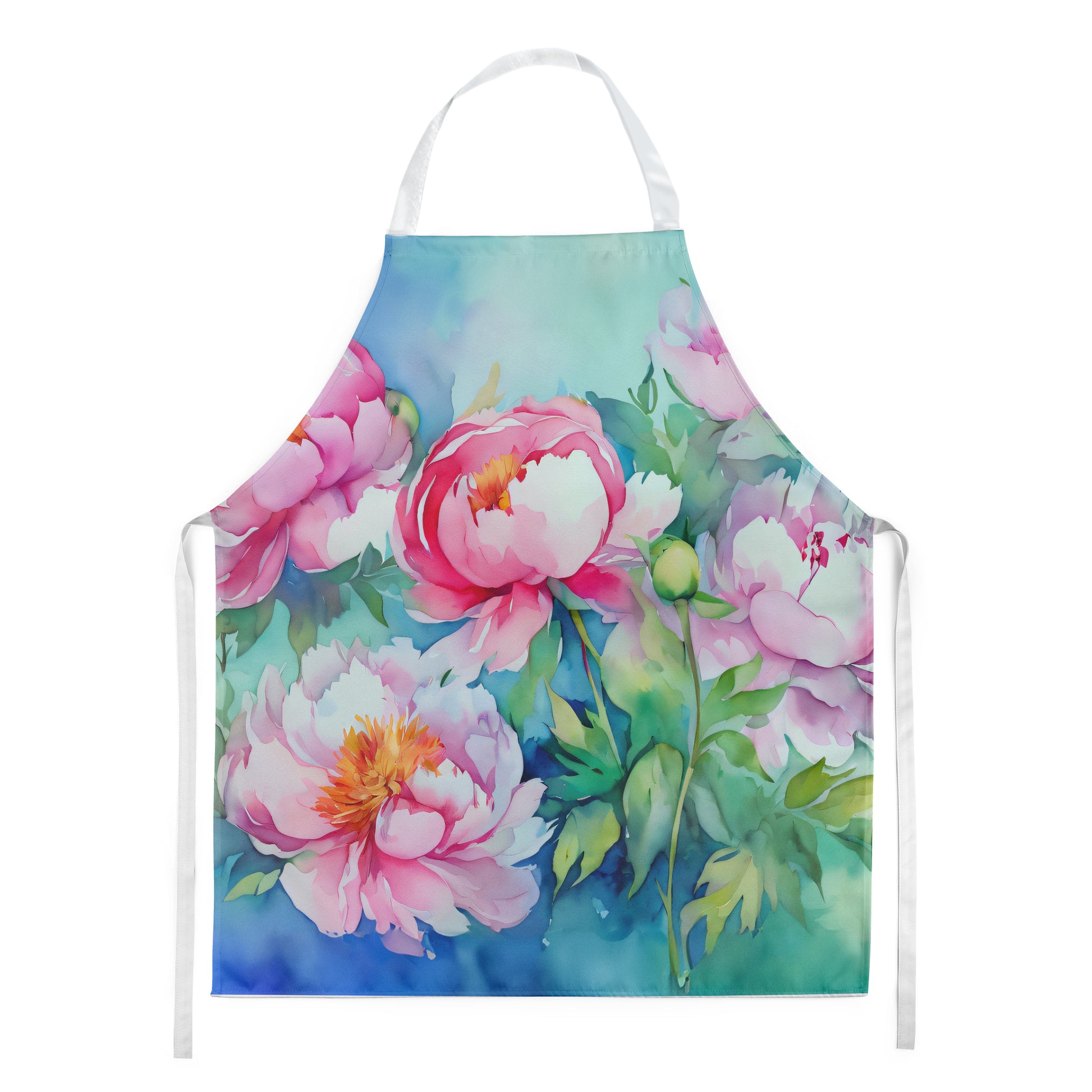 Buy this Peonies in Watercolor Apron