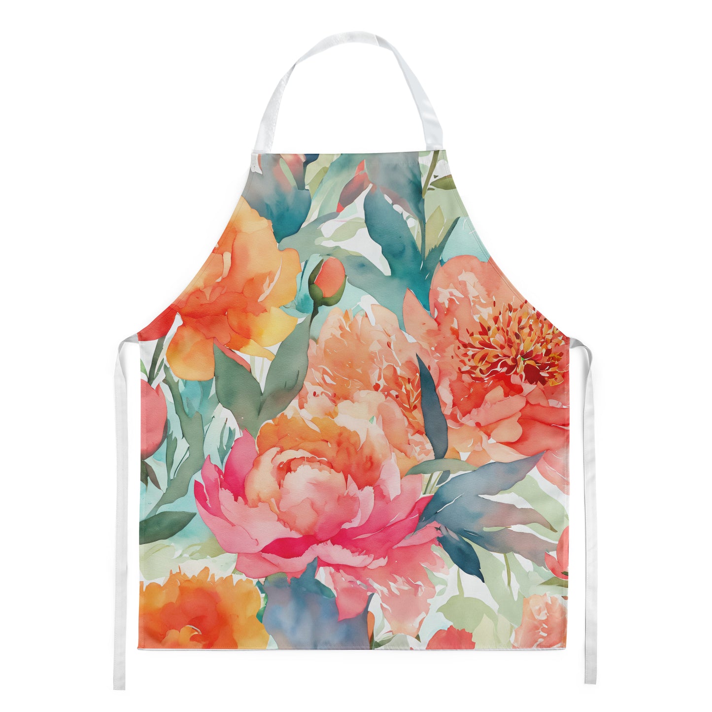 Buy this Peonies in Watercolor Apron