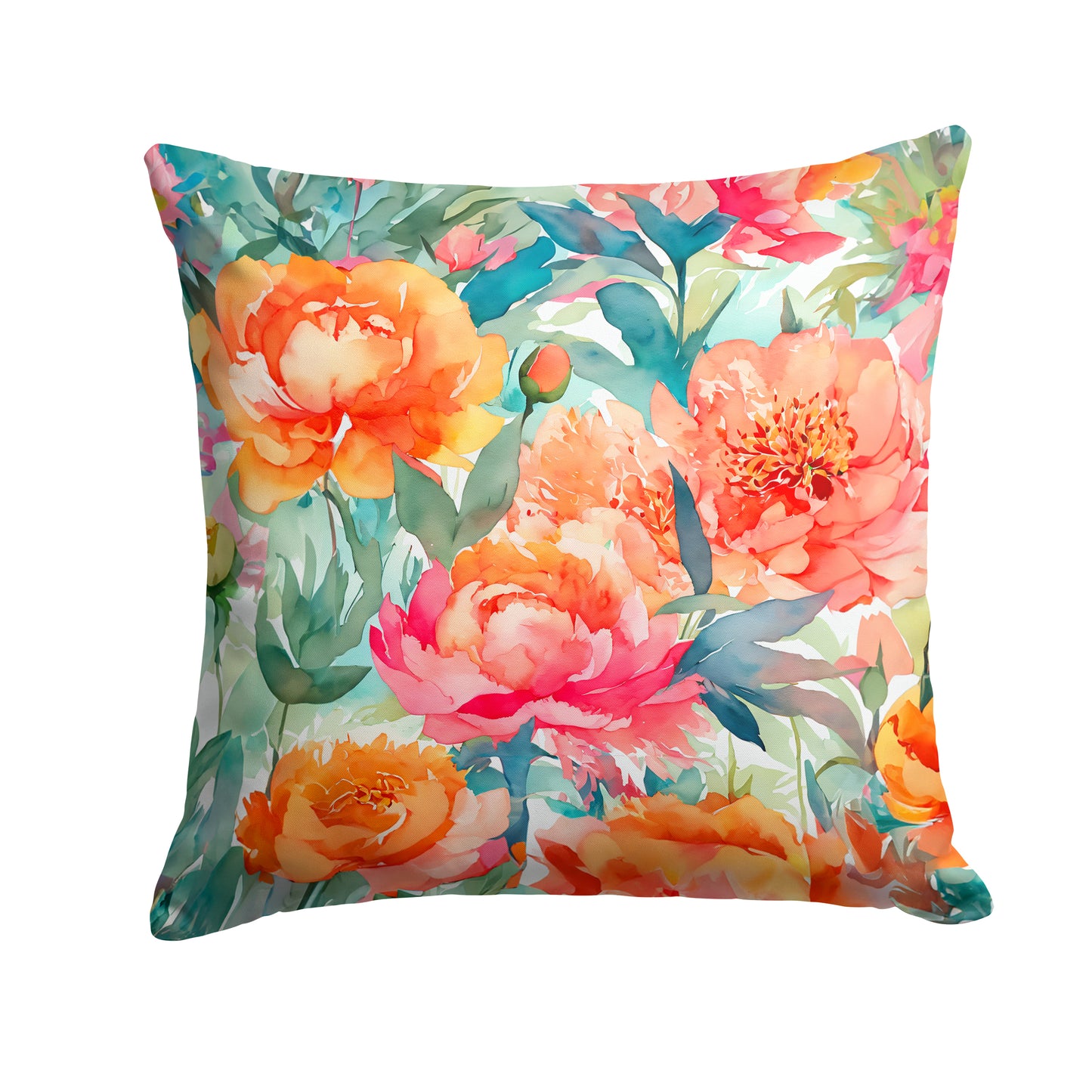 Buy this Peonies in Watercolor Throw Pillow