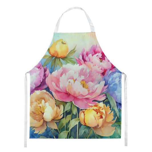 Buy this Peonies in Watercolor Apron