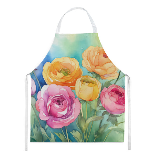 Buy this Ranunculus in Watercolor Apron