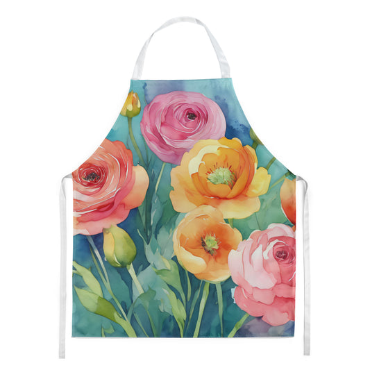 Buy this Ranunculus in Watercolor Apron