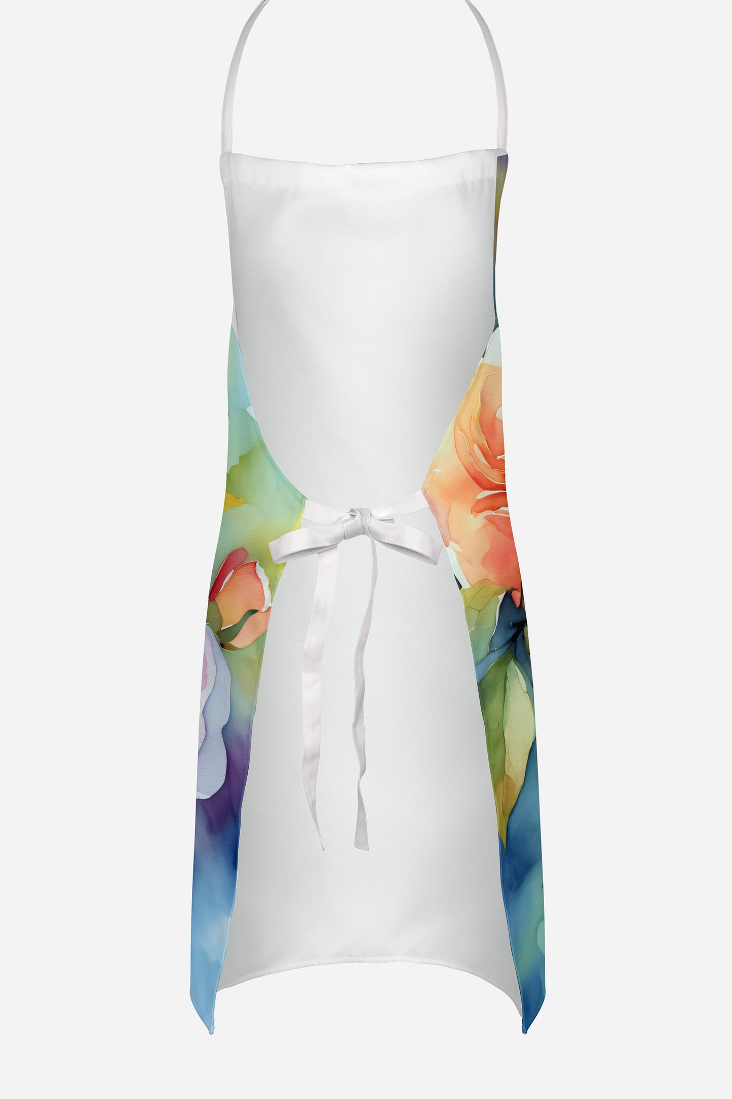 Roses in Watercolor Apron