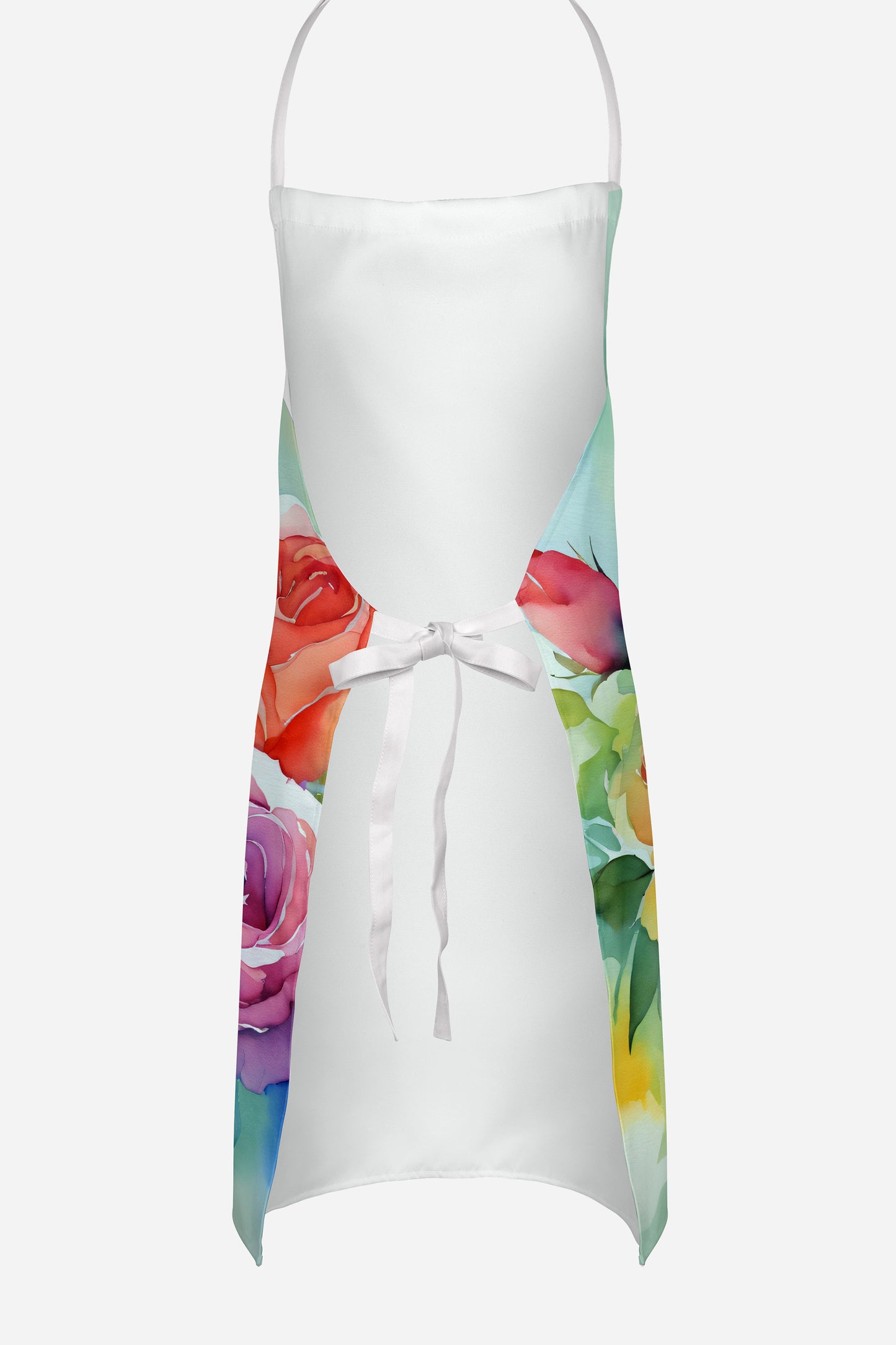 Roses in Watercolor Apron