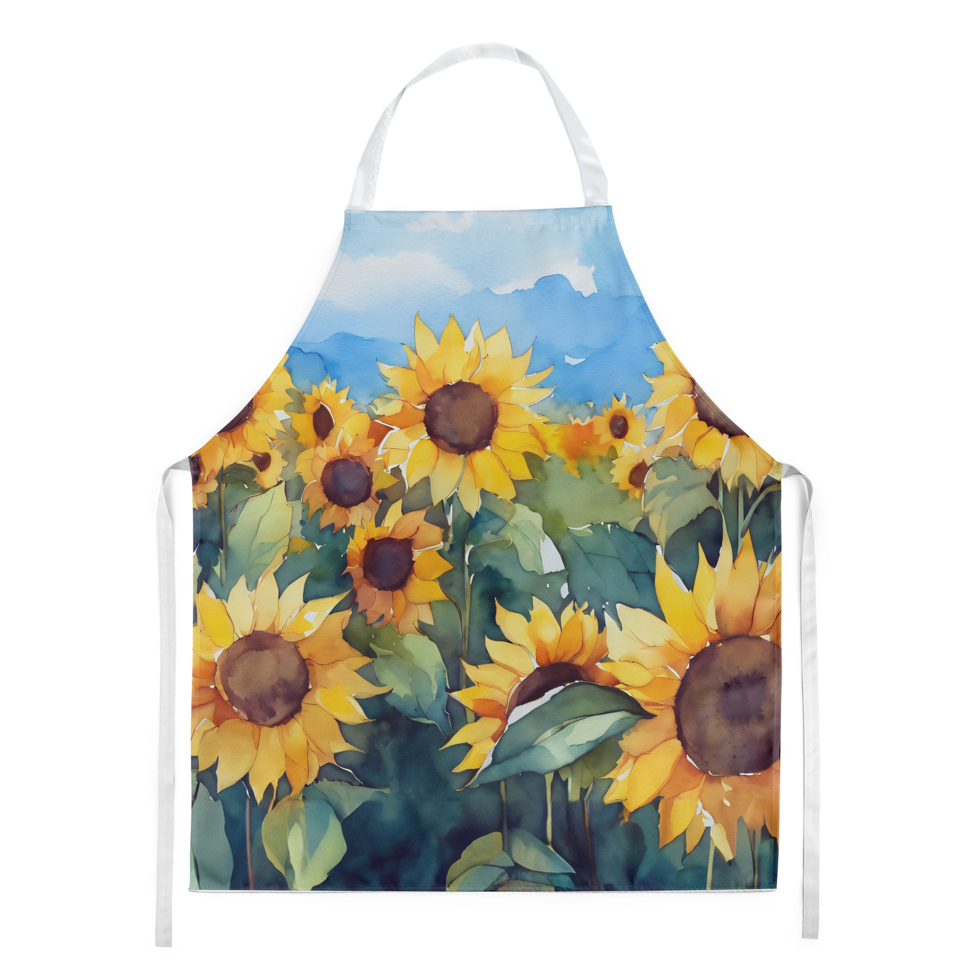 Buy this Sunflowers in Watercolor Apron