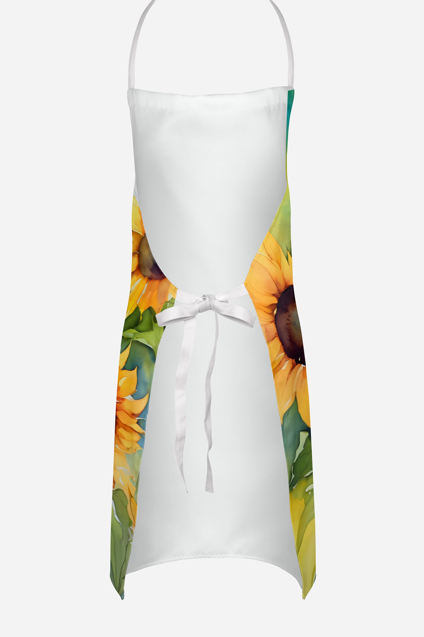 Sunflowers in Watercolor Apron